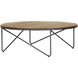 Rimini 47 X 16.25 inch Brown / Grey Outdoor Coffee Table
